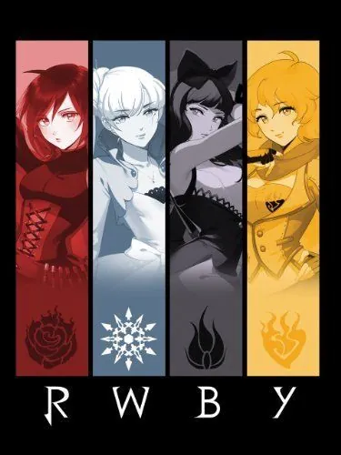 Красный белый чёрный жёлтый / RWBY (2012) cериал мультфильм аниме скачать через торрент в хорошем качестве