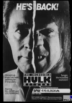 Невероятный Халк: Возвращение / Hulk: The Incredible Hulk Returns (1988) фильм скачать через торрент в хорошем качестве