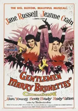 Джентльмены женятся на брюнетках / Gentlemen Marry Brunettes (1955) фильм скачать через торрент в хорошем качестве