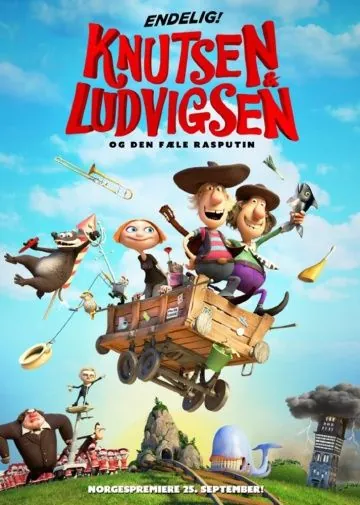 Два товарища и хитрый барсук / Knutsen & Ludvigsen og den fæle Rasputin (2015) мультфильм скачать через торрент в хорошем качестве