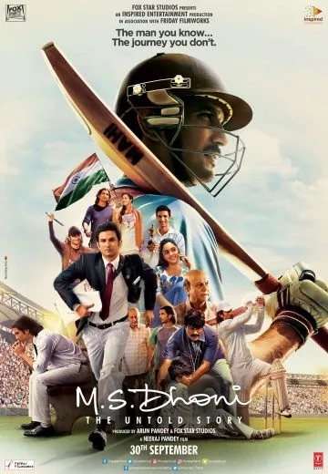 М.С.Дхони: нерассказанная история / M.S. Dhoni: The Untold Story (2016) фильм скачать через торрент в хорошем качестве