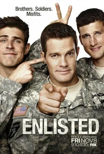 Завербован / Enlisted (2014) cериал скачать через торрент в хорошем качестве