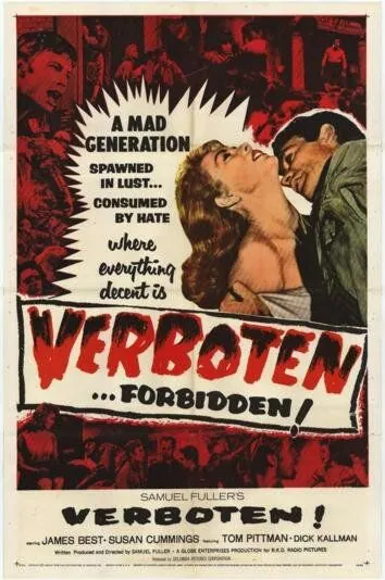 Запретные чувства / Verboten! (1959) фильм скачать через торрент в хорошем качестве