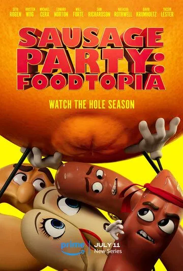 Полный расколбас: Пищевая утопия / Sausage Party: Foodtopia (2024) cериал мультфильм скачать через торрент в хорошем качестве