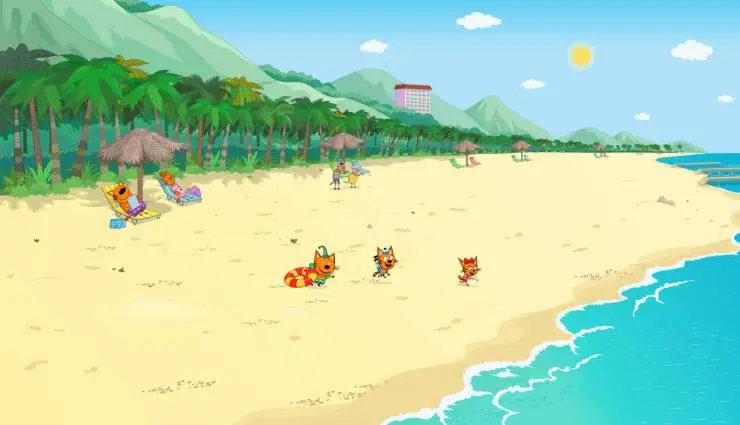 Три кота и море приключений (2022) через торрент скачать Три кота и море приключений (2022) мультфильм через торрент скачать