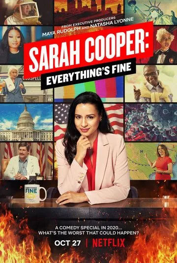 Сара Купер: Все в порядке / Sarah Cooper: Everything's Fine (2020) фильм скачать через торрент в хорошем качестве