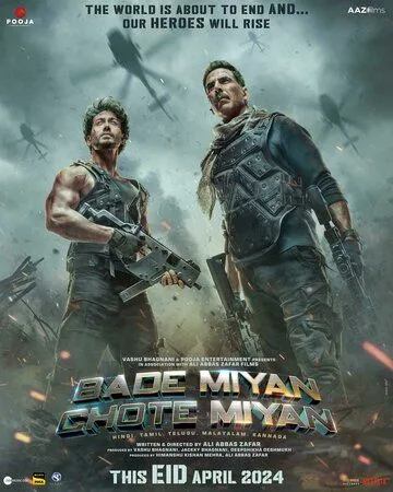 Напарники / Bade Miyan Chote Miyan (2024) фильм скачать через торрент в хорошем качестве