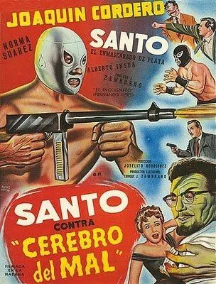 Санто против злого гения / Santo contra cerebro del mal (1961) фильм скачать через торрент в хорошем качестве