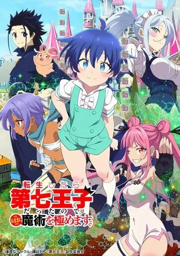 Перевоплотился в седьмого принца, так что я буду совершенствовать свою магию, как захочу / Tensei shitara Dainana Ouji Datta node, Kimama ni Majutsu wo Kiwamemasu (2024) сериал мультфильм аниме скачать через торрент в хорошем качестве