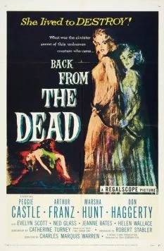 Воскрешение из мертвых / Back from the Dead (1957) фильм скачать через торрент в хорошем качестве