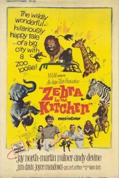 Зебра на кухне / Zebra in the Kitchen (1965) фильм скачать через торрент в хорошем качестве