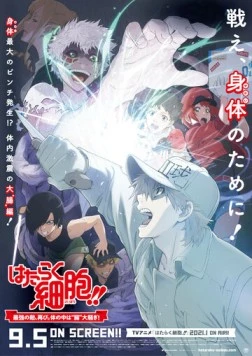 Клетки за работой! Возвращение сильнейшего врага / Hataraku Saibou!!: Saikyou no Teki, Futatabi. Karada no Naka wa «Chou» Oosawagi! (2020) мультфильм скачать через торрент в хорошем качестве